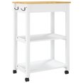 thumbnail image 5 of vidaXL Kitchen Trolley MONZA 60x40x90 cm Solid Wood Pine, 5 of 5