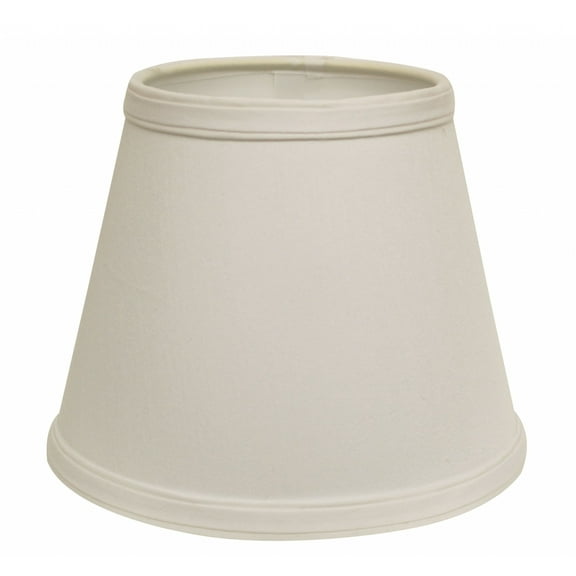 19" White Empire Slanted No Slub Lampshade