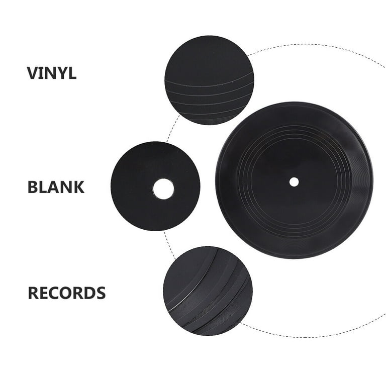 Blank Vinyl Records 7 Inch CD for Room Decor Blank Vinyl Records for Wall  Aesthetic Decoration Fake Records Independent Aesthetics Room Decor DIY