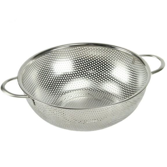 Chef Craft Select Microperforated Colander, 2.5 Quart, Stainless Steel