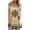 Khaki, variant on Aoochasliy Tank Tops for Women Clearance Women Causal Short Sleeves Crewneck Print Blouse Pullover Tops Shirt