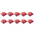 thumbnail image 1 of 10 globos de boda, globos con forma de labios rojos, globos decorativos, adornos para fotos de boda, globos para el día de San Valentín, 1 of 3