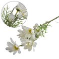 thumbnail image 5 of 1 ramo de 5 margaritas artificiales, ramo de flores de margaritas artificiales de seda, decoración para bodas, fiestas de cumpleaños y Navidad, 5 of 5