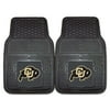 Fanmats 10313 Colorado Buffalos Heavy Duty Vinyl Floor Mat Set - 2Pc
