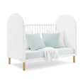 thumbnail image 6 of Delta Children Reese 4-in-1 Convertible Crib - Greenguard Gold Certified, Bianca White/Natural, 6 of 19