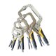 thumbnail image 1 of 4x Abrazaderas de tornillo de banco Abrazaderas de cara de metal con mango antideslizante Alicates de bloqueo de carpintería de metal multifuncionales, 1 of 8