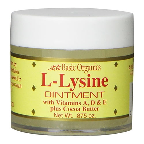 LLysine Lip Ointment For Herpes Cold Sore Treatment 0.875 Oz, 2 Pack