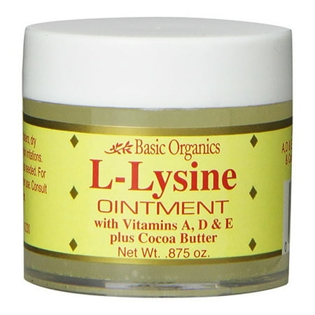 L-Lysine Lip Ointment For Herpes Cold Sore Treatment - 0.875 Oz, 2