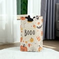 thumbnail image 6 of Yayeee Freestanding Laundry Hamper with Handle Collapsible Large Storage Basket for Clothes, Halloween Cute Pumpkins, 6 of 7