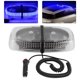 thumbnail image 5 of Luz estroboscópica azul de 240 LED, linterna de advertencia de emergencia para techo de coche, 7 modos para coche de policía de rescate, 5 of 11