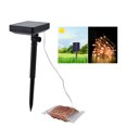 thumbnail image 4 of Cadena de luz colorida LED, cadena de luz solar Cadena de luz de hadas solar al aire libre Cadena de luz solar LED Diseño revolucionario, 4 of 13
