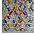 thumbnail image 3 of Modway Laleh Geometric Mosaic 4x6 Area Rug in Multicolored, 3 of 7