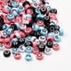 thumbnail image 2 of 100Pcs Mixed Pattern Acrylic Beads Flat Round Loose Spacer Beads For Needlework Diy Jewelry Making Bracelet Necklace Accessories, 2 of 5