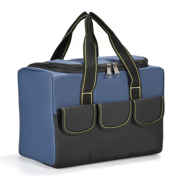 Bolsa de Herramientas de Tela Oxford, Bolsa de Herramientas de Almacenamiento y Organización Multifunción, Resistente Al Agua, para Electricistas Profesionales