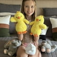 thumbnail image 3 of MorisMos 4Pcs Small Stuffed Animals Bulk with Bunnies & Chicks Plush Toys, 3 of 9