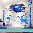 thumbnail image 3 of 1pc 3D Three-dimensional Wall Stickers Stickers Bedroom Background Wall Room Decorations Self-adhesive Wallpaper, 3 of 5