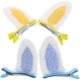 thumbnail image 1 of Rabbit Ears Hair Clip Everyday Use for Girls and Young Women in Assorted Color with Bangs Holder 2Pcs, 1 of 5
