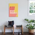 thumbnail image 3 of Art.com Work Hard Stay Humble Stretched Canvas Print Wall Art by Becky Thorns, 24" x 36", 3 of 4