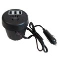 thumbnail image 2 of Yimiti 200W Converter Power Inverter Dc 12V/24V To Dc 110V/220V Invertor Ports Adapter, 2 of 8