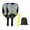 Green, variant on jinwen Pickleball Paddle Racket Comfort Grip Racquets and Portable Storage Bag Yellow