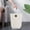 white, variant on Bathroom Trash Can Portable Trash Can Hollow Paper Cans And Convenient Lidless Living Room Bedroom Household Plastic Trash Cans