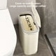 thumbnail image 4 of Bote de basura con tapa abatible y prensa para uso doméstico: ahorra espacio en la cocina, el comedor, el baño y espacios estrechos. Práctico bote de basura con abrazadera., 4 of 9