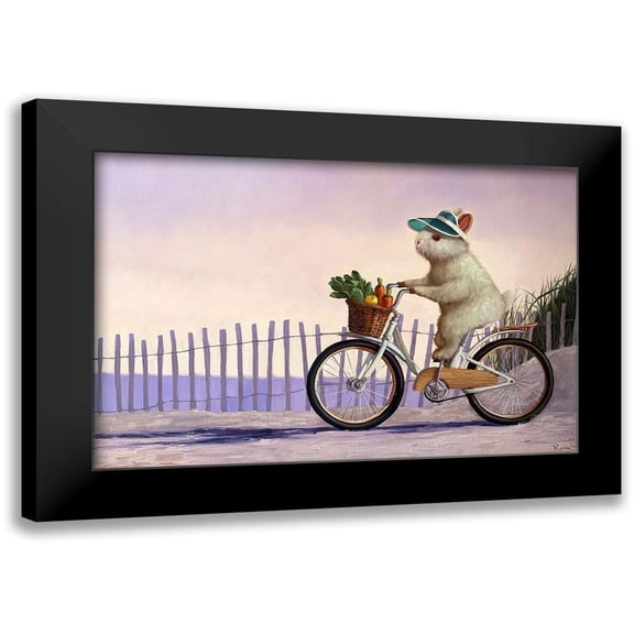 Heffernan, Lucia 14x11 Black Modern Framed Museum Art Print Titled - Beach Bunny