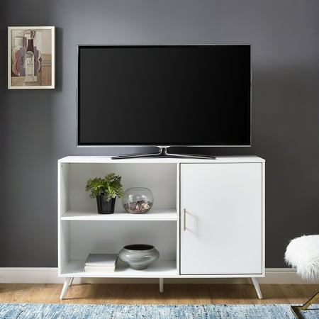 Manor Park 48 Mid Century Modern Simple Media Tv Stand Storage Manor Park 48 Mid Century Modern Simple Media Tv Stand Storage Console With Cabinet