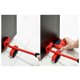 thumbnail image 2 of Heavy Duty Furniture Lifter Made of ABS Steel, Rustproof, Good Load Capacity, Red, 2 of 4