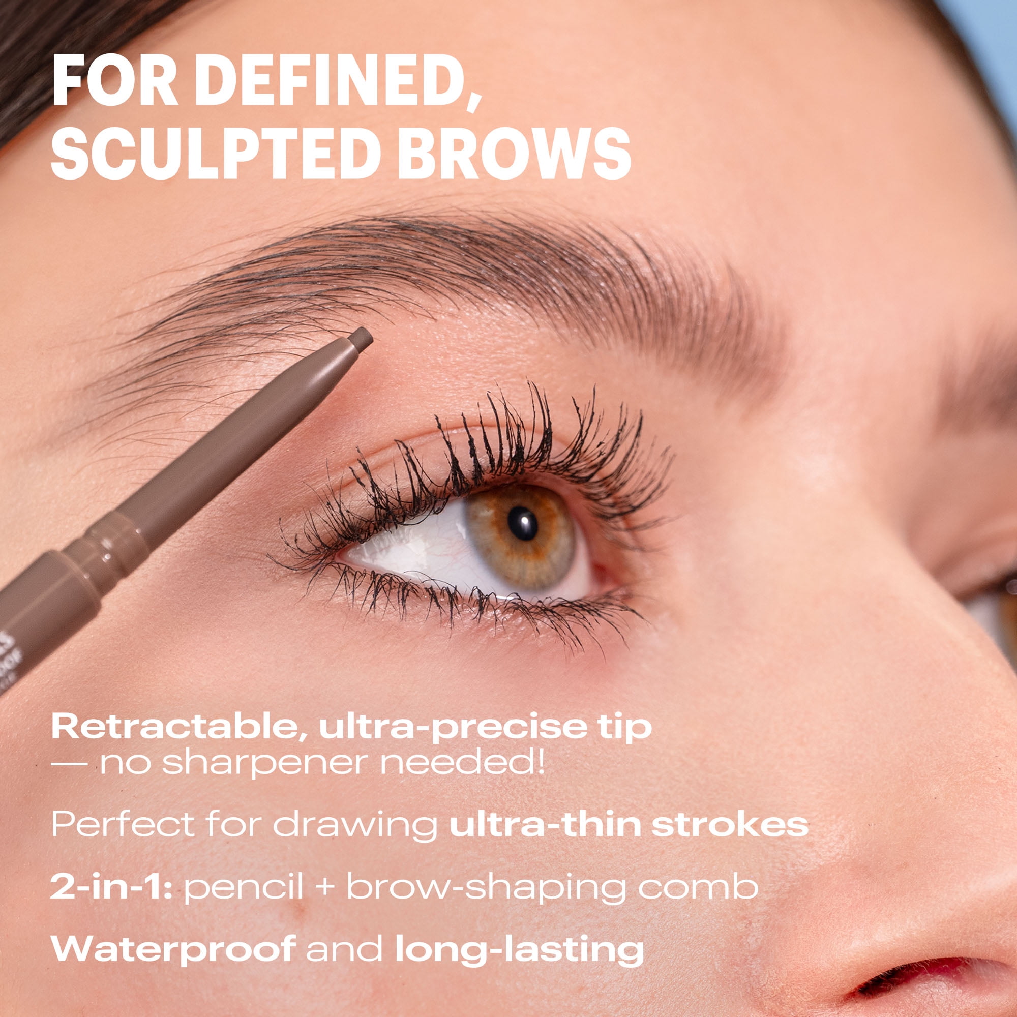 Annabelle Skinny Brow Liner - Universal Light, eyebrow pencil