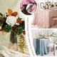 thumbnail image 3 of Camino De Mesa Decorativo, Camino De Mesa De Tela De Queso De 9,8 Pies De Largo Romántico Delicado Para Telón De Fondo De Boda, 3 of 7