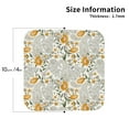 thumbnail image 2 of Leather Coasters with Heat-resistant for Drinks, Paisley Pattern No.9085 Cup Coasters Cup Pad Mat for Tabletop Protection, Coffee Table, Office Desk and Housewarming Gift, 2 of 5