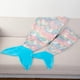 thumbnail image 4 of Manta COSUSKET con forma de cola de sirena que brilla en la oscuridad para niños, 4 of 8