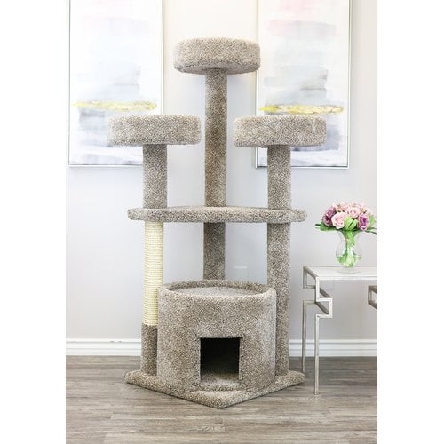 Prestige Cat Trees 65 Main Coon House Cat Condo Walmart Com Walmart Com