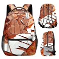 thumbnail image 1 of Anime Cartoon Teenage Mutant Ninja Turtles Backpack, Schoolbag, Wear-resistant Digital Printing Backpack--Week, 1 of 5