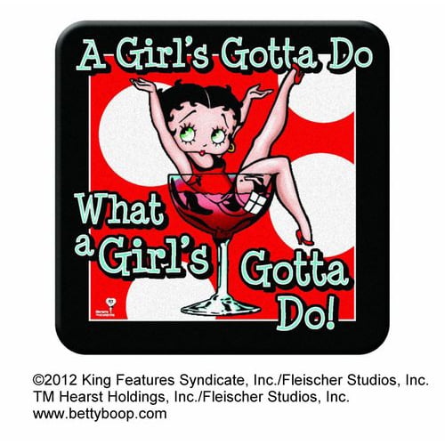 Betty Boop A Girl's Gotta Do What a Girl's Gotta Do! Coaster Set