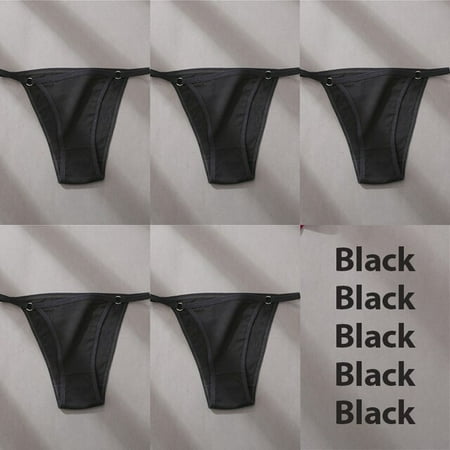 

5PCS/Set Sexy Underwear Cotton Panties Women Lingerie Female Underpants Hoop Design Waistband Briefs Intimate Bikini Panty Woman