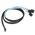 thumbnail image 4 of Cable SAS de clavija, cable SAS SFF‑8654‑4 Cable SATA Mini SAS Accesorios de computadora Aspecto llamativo, 4 of 8
