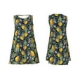 thumbnail image 7 of Logiee Citrus Fruits Elegant Lemons Print Summer Dresses for Women,Beach Sleeveless Flowy Pocket Tshirt Tank Sundresses,Women's Sleeveless Dress, 7 of 7