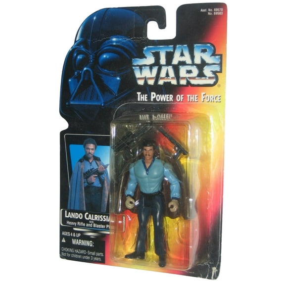 Star Wars Power of The Force Red Card Lando Calrissian Kenner Figure