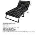 thumbnail image 2 of ASKMZ Sleeping Cot Camping Bed Adjustable 4-Position Adults Reclining Folding Chaise with Pillow, Detachable Pillow, Ergonomic Design, 2 of 9