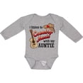 thumbnail image 3 of Inktastic I Listen to Country Music with my Auntie Guitar and Hat Boys or Girls Long Sleeve Baby Bodysuit, 3 of 5