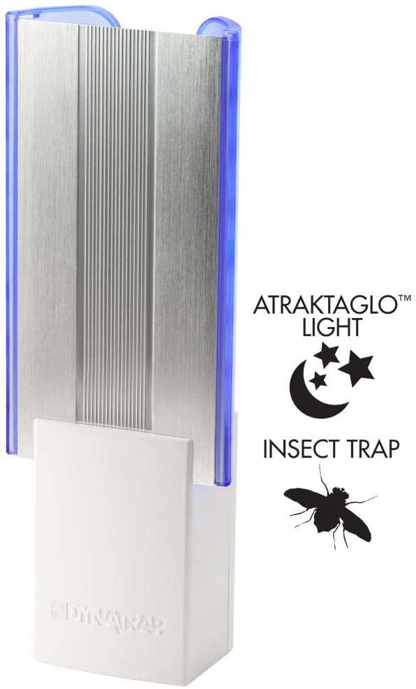 White 600 Square Feet DynaTrap DT3009W Flylight Indoor Insect and Mosquito Trap AtraktaGlo Light StickyTech 