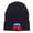 Black, variant on Republican Elephant Embroidered Cuff Beanie - Navy OSFM