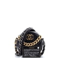thumbnail image 2 of Pre-Owned 19 Round Clutch with Chain Quilted Leather By Rebag, 2 of 8