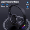 thumbnail image 2 of Audífonos Manos Libres Bluetooth 1Hora Diadema RGB AUT202, 2 of 3