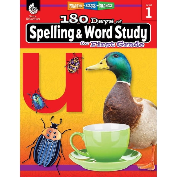 180 Days of Practice 180 Days(tm) Spelling and Word Study for First Grade: Practice, Assess, Diagnose, (Paperback)