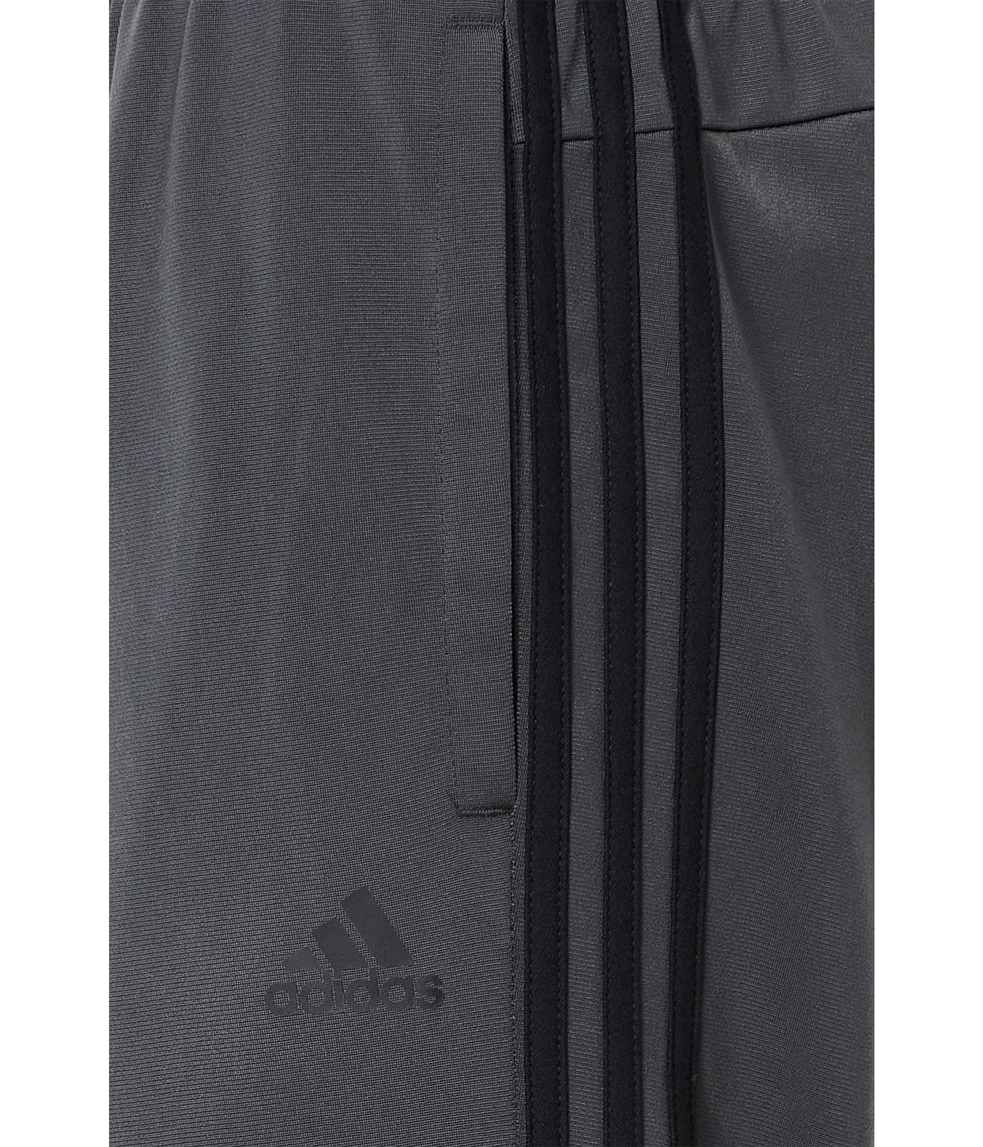 adidas grey 3 stripe joggers