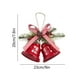 thumbnail image 3 of Christmas Hanging Small Bells Velvet Bow Christmas Tree Pines Cones Scene Decoration Supplies Decoration Small Pendant, 3 of 6