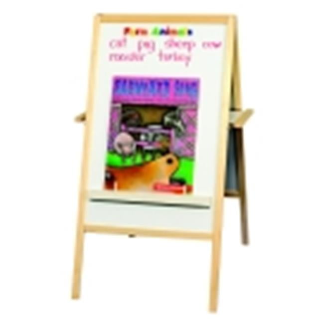 BestRite Blue Flannel DryErase Easel 24 W x 32 D x 47 H